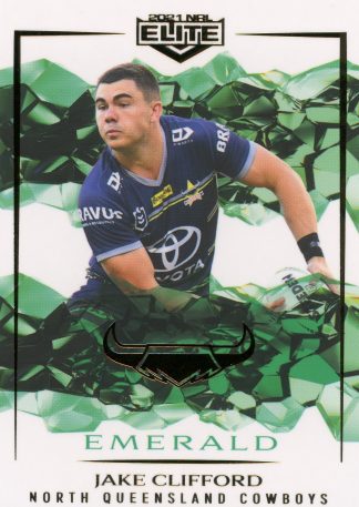 2021 NRL Elite Emerald Mojo - ME074 Jake Clifford North Queensland Cowboys