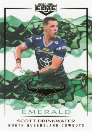 2021 NRL Elite Emerald Mojo - ME075 Scott Drinkwater North Queensland Cowboys