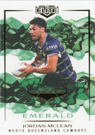 2021 NRL Elite Emerald Mojo - ME080 Jordan McLean North Queensland Cowboys