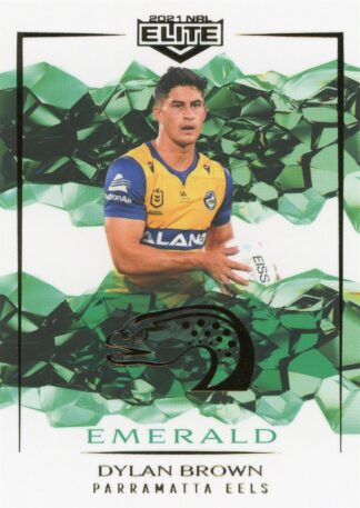 2021 NRL Elite Emerald Mojo - ME083 Dylan Brown Parramatta Eels