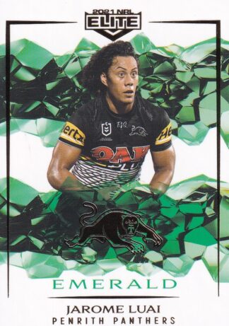 2021 NRL Elite Emerald Mojo - ME098 Jarome Luai Penrith Panthers