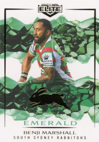 2021 NRL Elite Emerald Mojo - ME103 Benji Marshall South Sydney Rabbitohs