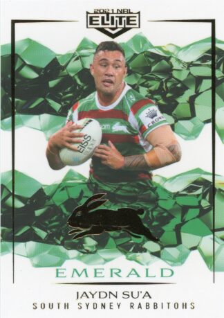2021 NRL Elite Emerald Mojo - ME107 Jaydn Su'a South Sydney Rabbitohs