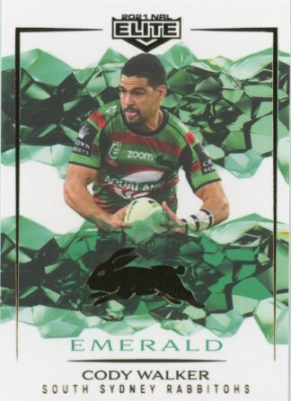 2021 NRL Elite Emerald Mojo - ME108 Cody Walker South Sydney Rabbitohs