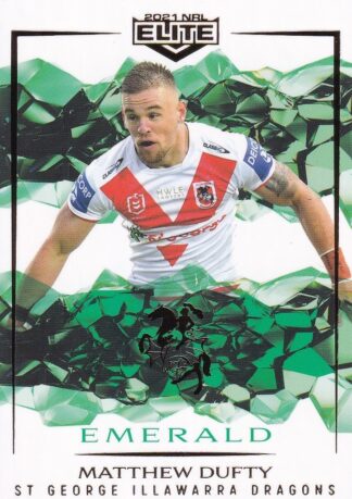 2021 NRL Elite Emerald Mojo - ME111 Matthew Dufty St George Illawarra Dragons