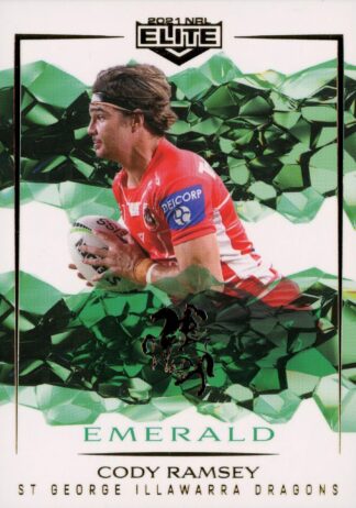 2021 NRL Elite Emerald Mojo - ME115 Cody Ramsey St George Illawarra Dragons