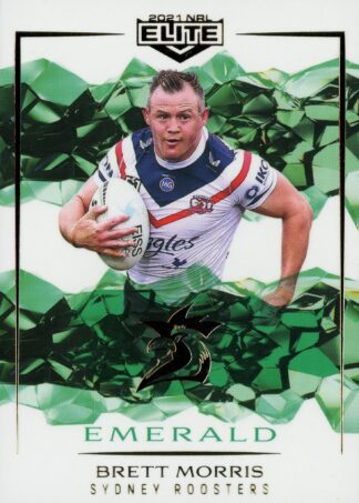 2021 NRL Elite Emerald Mojo - ME121 Brett Morris Sydney Roosters