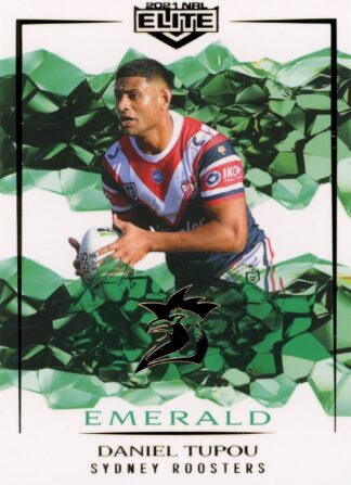 2021 NRL Elite Emerald Mojo - ME125 Daniel Tupou Sydney Roosters