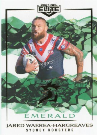 2021 NRL Elite Emerald Mojo - ME126 Jared Waerea-Hargreaves Sydney Roosters