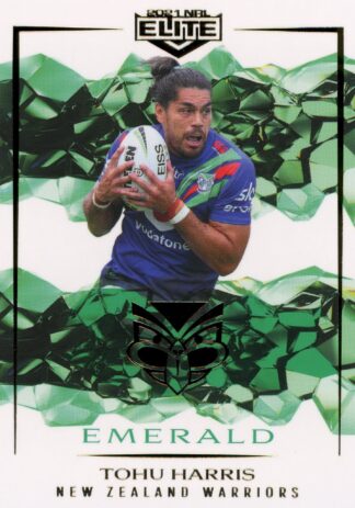 2021 NRL Elite Emerald Mojo - ME130 Tohu Harris Warriors