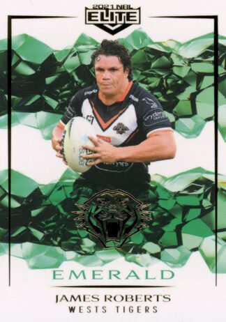 2021 NRL Elite Emerald Mojo - ME143 James Roberts Wests Tigers