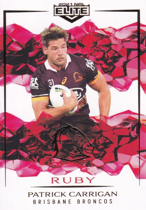 2021 NRL Elite Ruby Mojo - MR002 Patrick Carrigan Brisbane Broncos