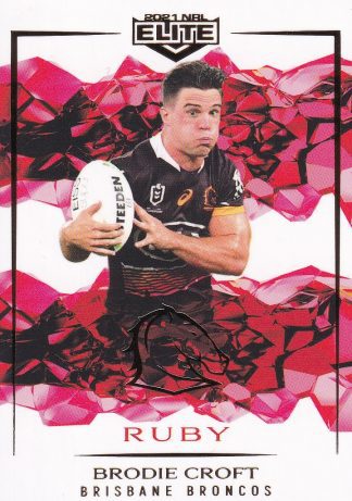 2021 NRL Elite Ruby Mojo - MR004 Brodie Croft Brisbane Broncos