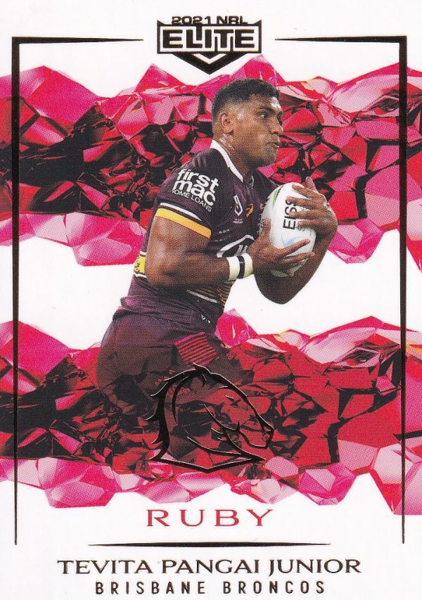 2021 NRL Elite Ruby Mojo - MR008 Tevita Pangai Jnr Brisbane Broncos