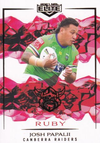 2021 NRL Elite Ruby Mojo - MR013 Josh Papalii Canberra Raiders