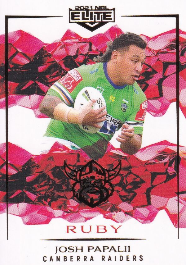 2021 NRL Elite Ruby Mojo - MR013 Josh Papalii Canberra Raiders