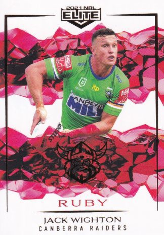 2021 NRL Elite Ruby Mojo - MR016 Jack Wighton Canberra Raiders
