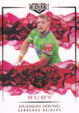 2021 NRL Elite Ruby Mojo - MR018 Hudson Young Canberra Raiders