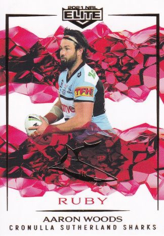 2021 NRL Elite Ruby Mojo - MR036 Aaron Woods Cronulla Sharks