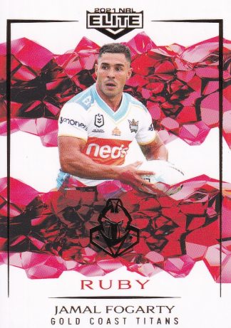 2021 NRL Elite Ruby Mojo - MR041 Jamal Fogarty Gold Coast Titans