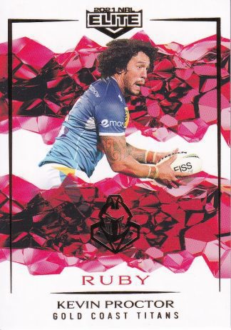 2021 NRL Elite Ruby Mojo - MR044 Kevin Proctor Gold Coast Titans