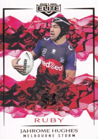 2021 NRL Elite Ruby Mojo - MR059 Jahrome Hughes Melbourne Storm