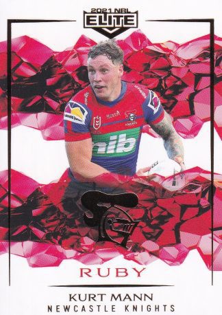 2021 NRL Elite Ruby Mojo - MR069 Kurt Mann Newcastle Knights