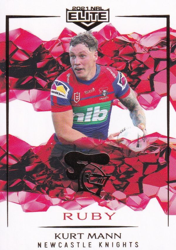 2021 NRL Elite Ruby Mojo - MR069 Kurt Mann Newcastle Knights