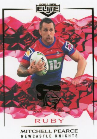 2021 NRL Elite Ruby Mojo - MR070 Mitchell Pearce Newcastle Knights