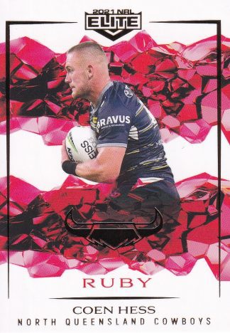 2021 NRL Elite Ruby Mojo - MR078 Coen Hess North Queensland Cowboys