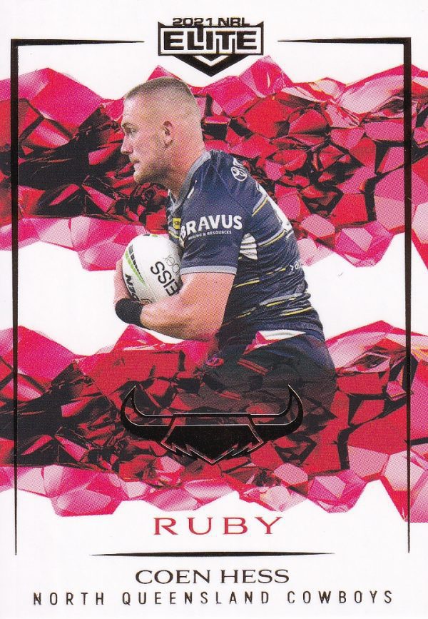 2021 NRL Elite Ruby Mojo - MR078 Coen Hess North Queensland Cowboys