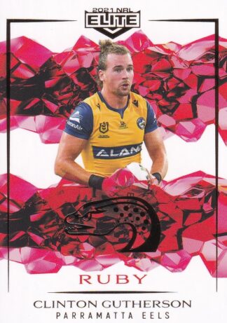 2021 NRL Elite Ruby Mojo - MR087 Clinton Gutherson Parramatta Eels