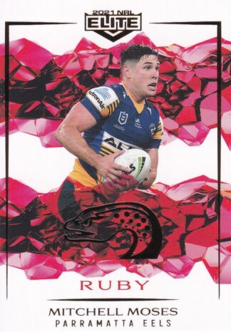2021 NRL Elite Ruby Mojo - MR089 Mitchell Moses Parramatta Eels