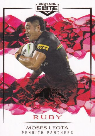 2021 NRL Elite Ruby Mojo - MR097 Moses Leota Penrith Panthers