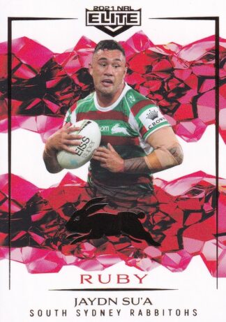 2021 NRL Elite Ruby Mojo - MR107 Jaydn Su'a South Sydney Rabbitohs