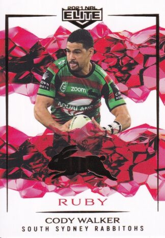 2021 NRL Elite Ruby Mojo - MR108 Cody Walker South Sydney Rabbitohs