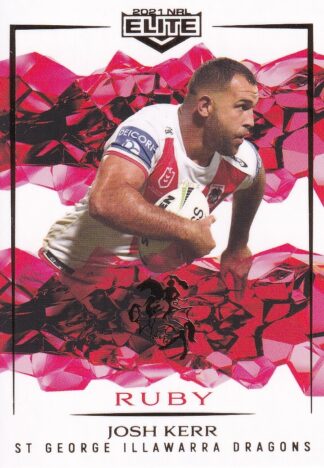 2021 NRL Elite Ruby Mojo - MR113 Josh Kerr St George Illawarra Dragons