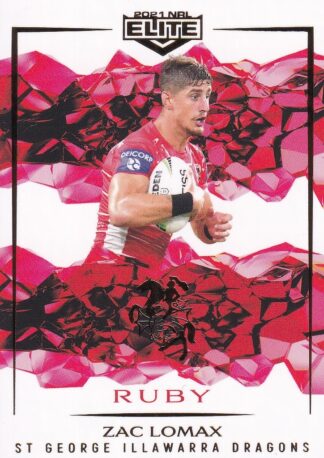 2021 NRL Elite Ruby Mojo - MR114 Zac Lomax St George Illawarra Dragons