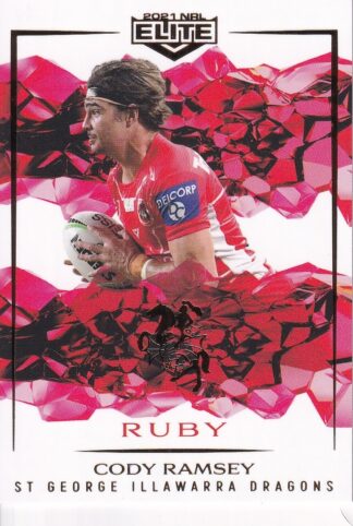 2021 NRL Elite Ruby Mojo - MR115 Cody Ramsey St George Illawarra Dragons