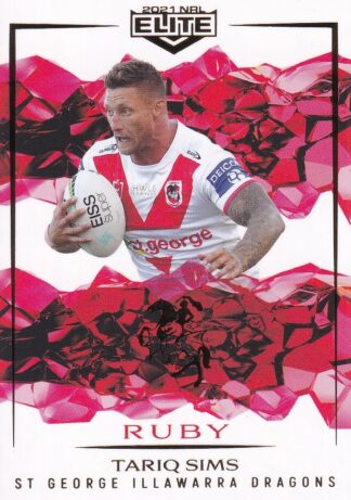 2021 NRL Elite Ruby Mojo - MR116 Tariq Sims St George Illawarra Dragons