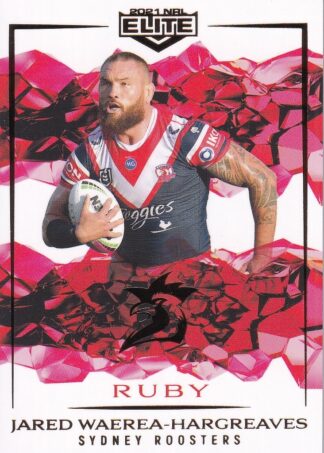 2021 NRL Elite Ruby Mojo - MR126 Jared Waerea-Hargreaves Sydney Roosters