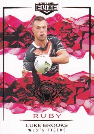 2021 NRL Elite Ruby Mojo - MR137 Luke Brooks Wests Tigers
