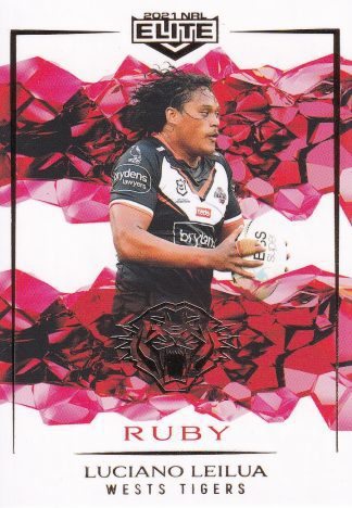 2021 NRL Elite Ruby Mojo - MR139 Luciano Leilua Wests Tigers