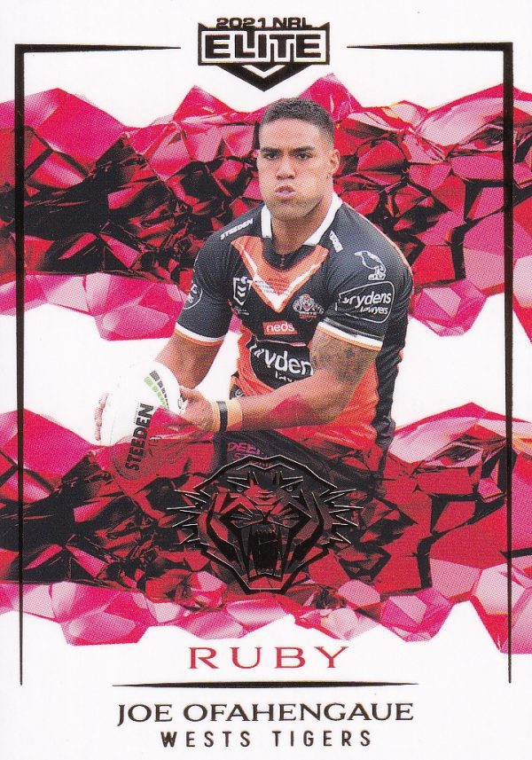 2021 NRL Elite Ruby Mojo - MR142 Joe Ofahengaue Wests Tigers