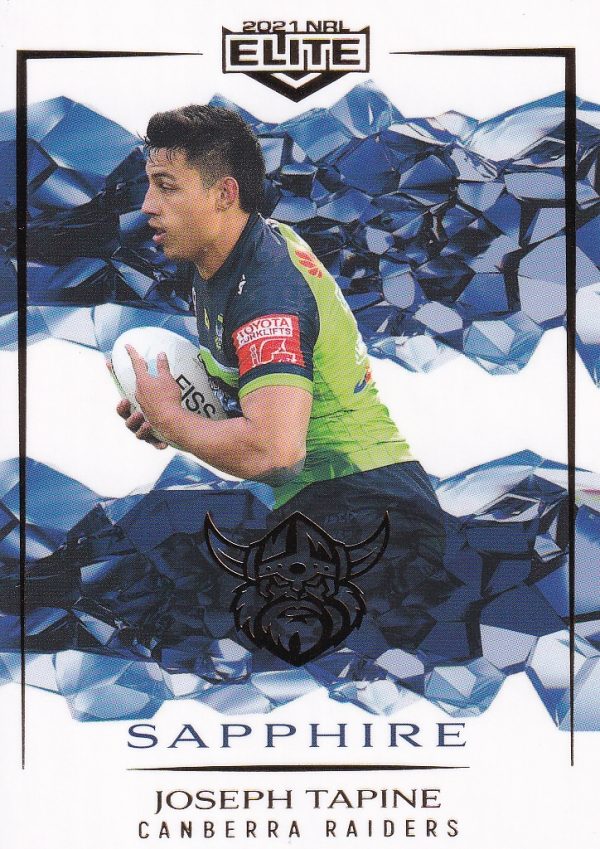 2021 NRL Elite Sapphire Mojo - MS014 Joseph Tapine Canberra Raiders