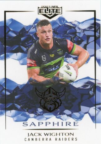 2021 NRL Elite Sapphire Mojo - MS016 Jack Wighton Canberra Raiders