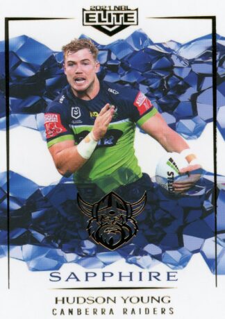 2021 NRL Elite Sapphire Mojo - MS018 Hudson Young Canberra Raiders
