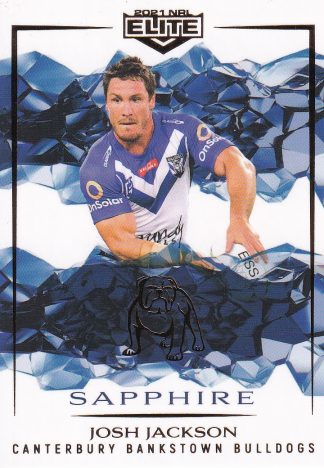 2021 NRL Elite Sapphire Mojo - MS024 Josh Jackson Canterbury Bulldogs