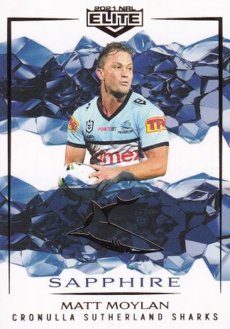 2021 NRL Elite Sapphire Mojo - MS033 Matt Moylan Cronulla Sharks