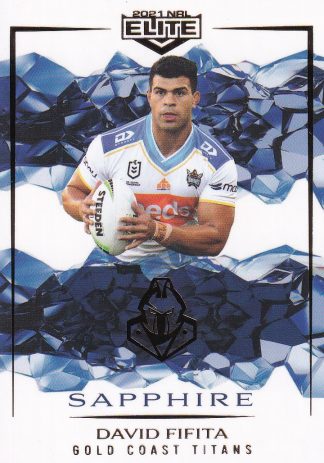 2021 NRL Elite Sapphire Mojo - MS040 David Fifita Gold Coast Titans